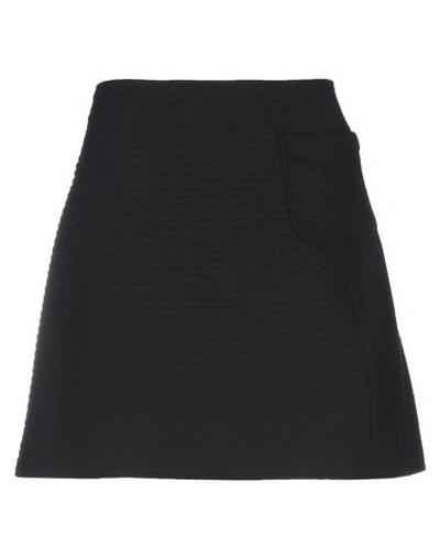 Emporio Armani Mini Skirts In Black