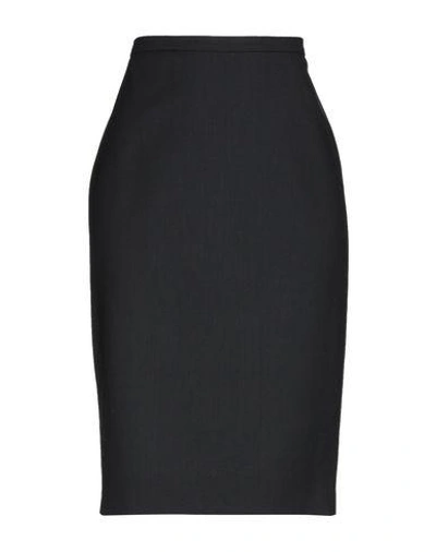 Weekend Max Mara Knee Length Skirts In Black