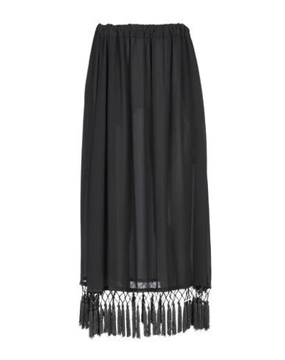 Clover Canyon Midi Skirts In Black
