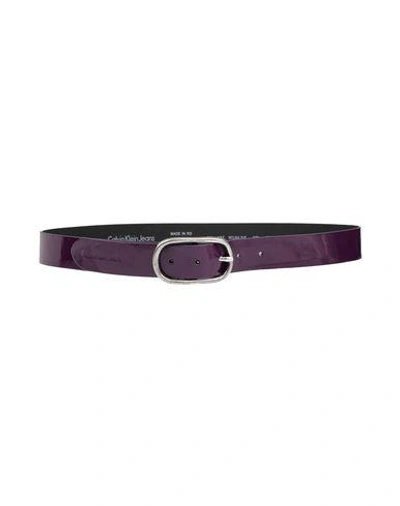 Calvin Klein Jeans Est.1978 Belts In Purple