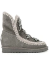 Mou Embellished Snow Boots - Grey