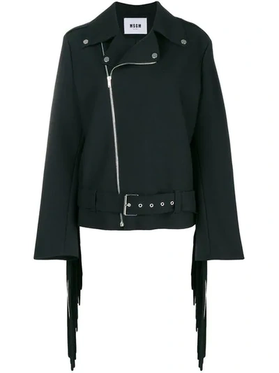 Msgm Perfectly Fitted Jacket In Black