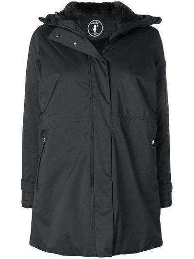 Save The Duck Hooded Parka Coat - Black
