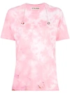 Ottolinger Tie Dye Print T-shirt - Pink