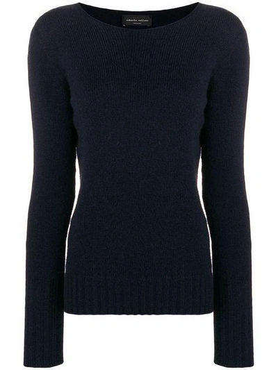 Roberto Collina Crew Neck Pullover - Blue