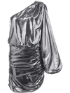 Michelle Mason One Sleeved Dress - Grey