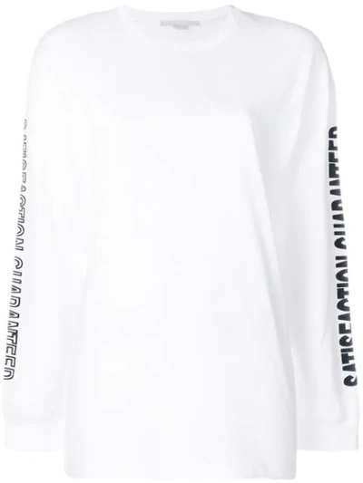 Stella Mccartney Slogan Sweatshirt - White