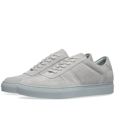 Common Projects B-ball Low Suede In Grey