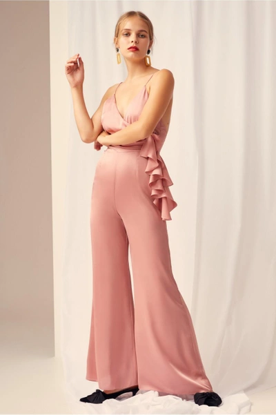 Keepsake Breathe Jumpsuit In Blush