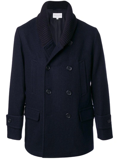 Tomorrowland Double Breasted Coat - Blue