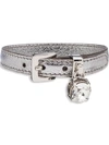 Miu Miu Madras Bracelet In Grey