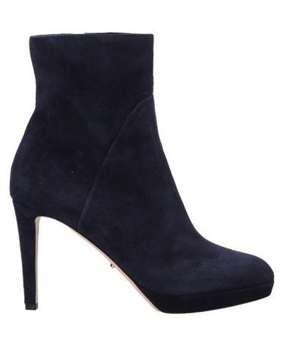 Sergio Rossi Ankle Boot In Dark Blue