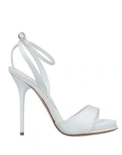 Paul Andrew Sandals In White