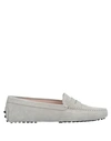 Tod's Loafers In Light Grey