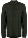 Transit Long Sleeve Polo Shirt - Brown