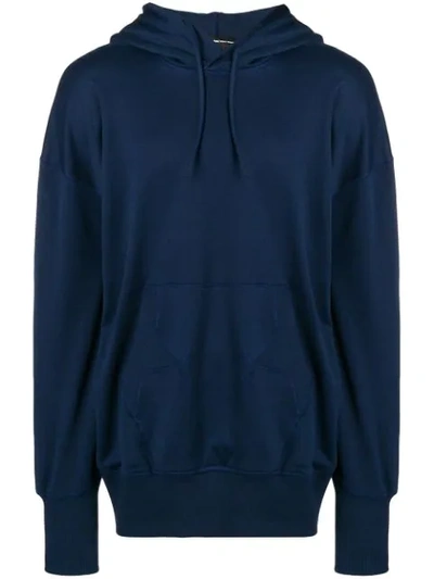 Y-3 Classic Hooded Sweatshirt In Blue