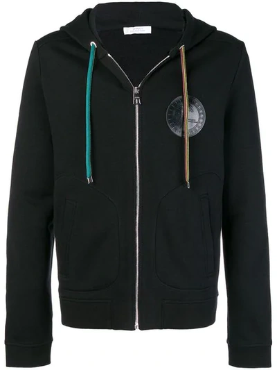 Versace Collection Zipped Hoodie - Black
