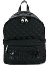 Moschino Rucksack Mit Logo In Black