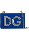 Dolce & Gabbana Logo Crossbody Bag In Blue