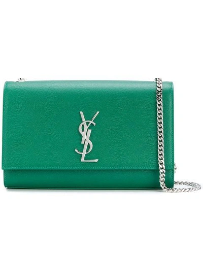 Saint Laurent 'monogram' Crossbody Bag - Green