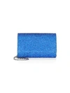 Judith Leiber Fizzy Crystal Clutch In Blue