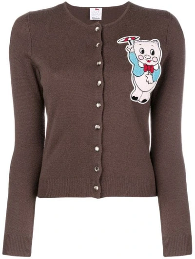 Ultràchic Pig Cardigan - Brown