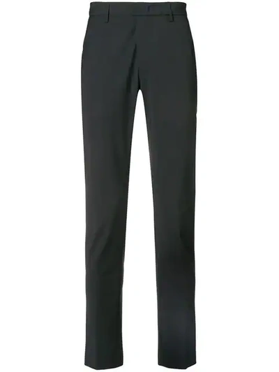 Dondup Tailored Fitted Trousers In Black