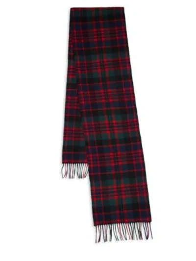 Barbour New Check Tartan Wool & Cashmere Scarf In Macdonald