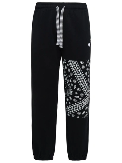 Marcelo Burlon County Of Milan Black Cotton Trousers