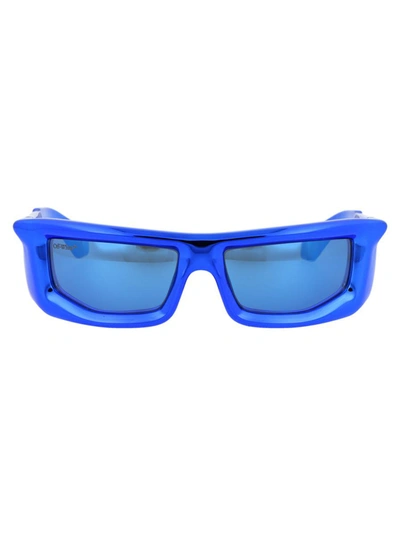 Off-white Sunglasses In 4545 Blue