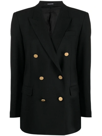 Tagliatore Jacket Clothing In Black