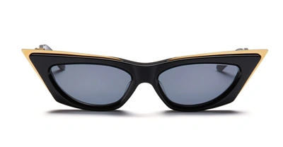 Valentino Sunglasses In Black, Gold