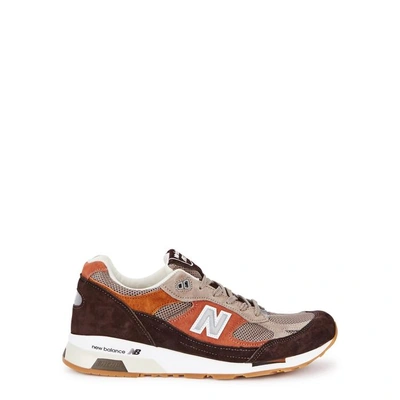New Balance 911.5 Taupe Mesh Trainers In Brown