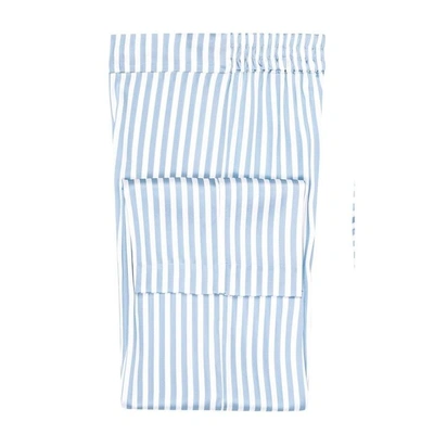Radice Alexandra Silk Pyjama In Candy Blue Stripes - Bottom