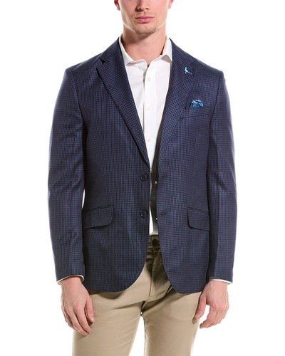Tailorbyrd Textured Sport Coat In Blue
