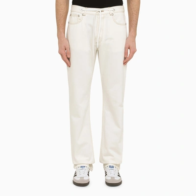 A.p.c. White Natacha Ramsay-levi Edition Sureau Jeans In Beige