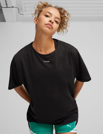 Puma Fit Oversized Tee In Black