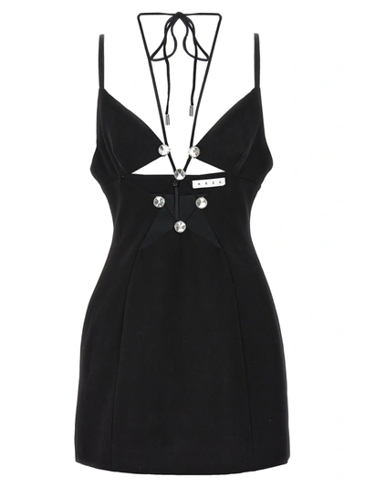 Area Star Cut Out Dresses In Black