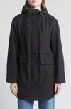 Sam Edelman Hooded Jacket In Black