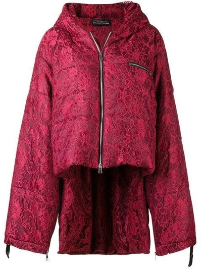 Barbara Bologna Asymmetric Puffer Jacket - Red