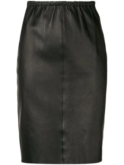 Max & Moi Fitted Straight Skirt - Black