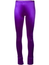 Junya Watanabe Elasticated Waist Leggings In Purple