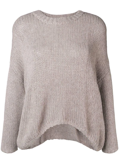 Max & Moi Cashmere Oversized Sweater - Neutrals