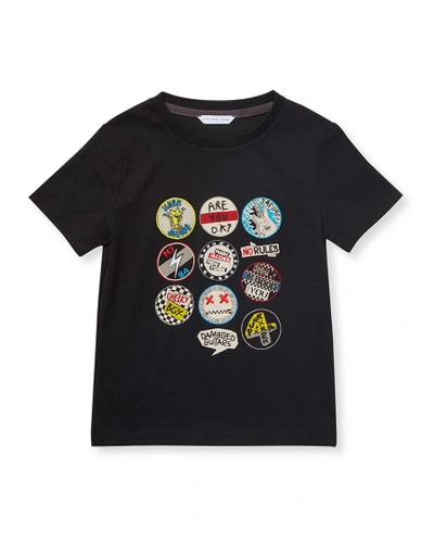 Little Marc Jacobs Patch Graphic T In Nocolor