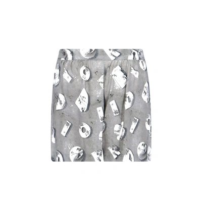Dior Printed Shorts In Grey
