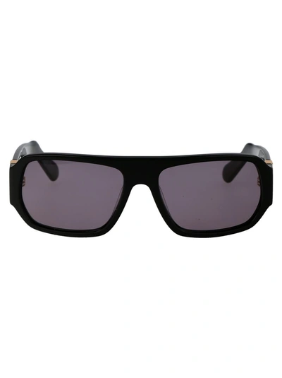 Gcds Gd0034 Sunglasses In 01a Nero Lucido/fumo