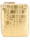 Comme Des Garçons Comme Des Garcons Sa2100eg Embossed Logo Wallet In Yellow