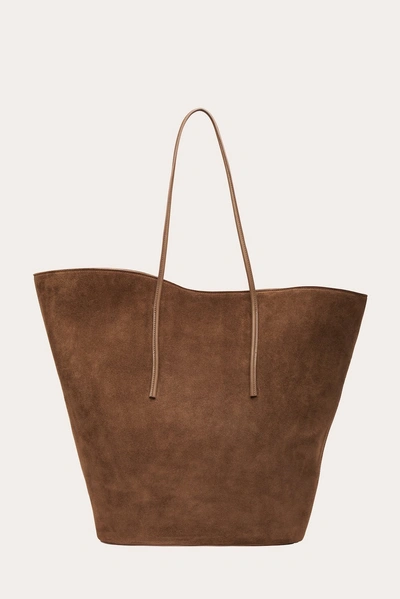 Little Liffner Soft Tulip Tote Chestnut In Brown