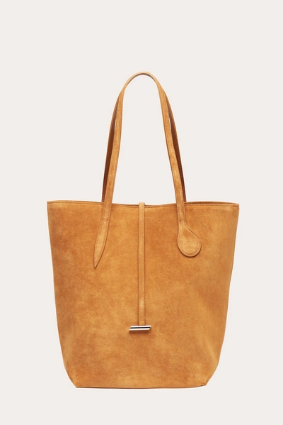 Little Liffner Tall Sprout Tote Rhum Suede In Orange