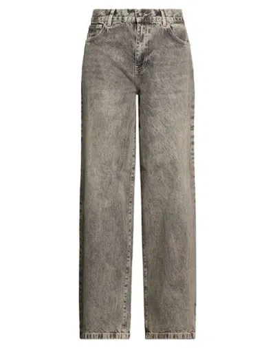 8pm Woman Jeans Charcoal Size 29 Cotton In Gray